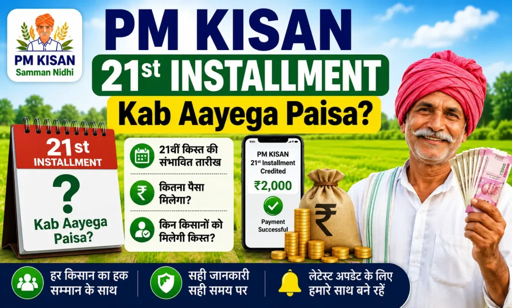 PM Kisan 21st Installment Kab Aayega Paisa
