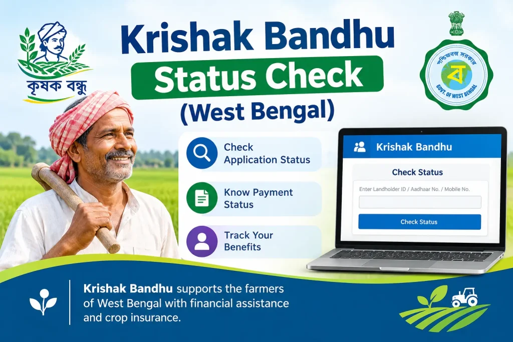 Krishak Bandhu Status Check (West Bengal) Krishak Bandhu Status Check West Bengal