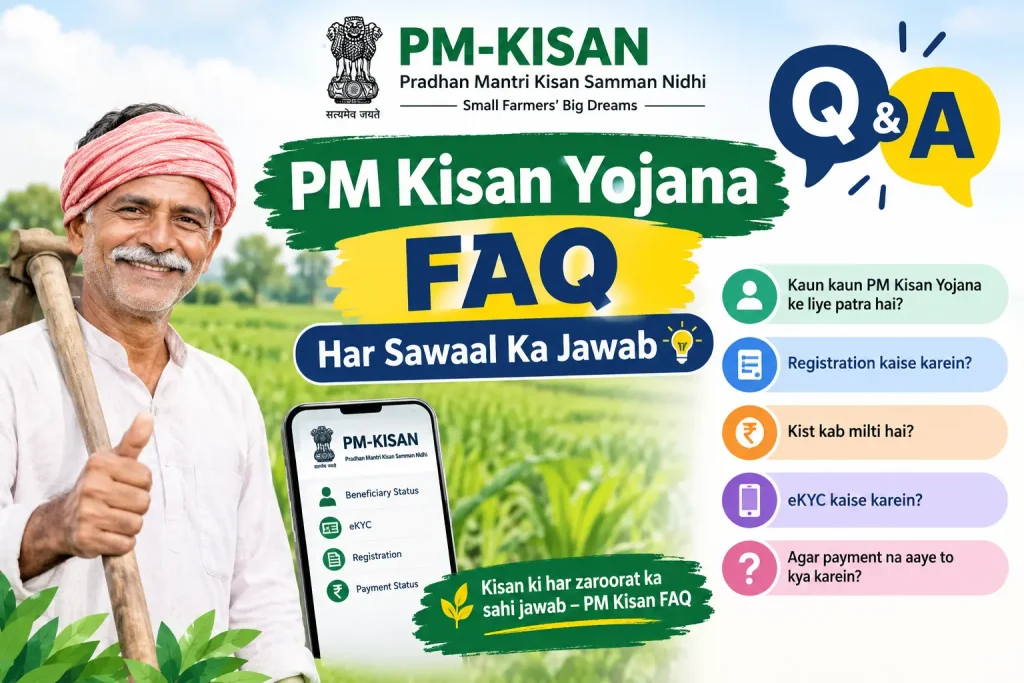 PM Kisan Yojana FAQ – Har Sawaal Ka Jawab